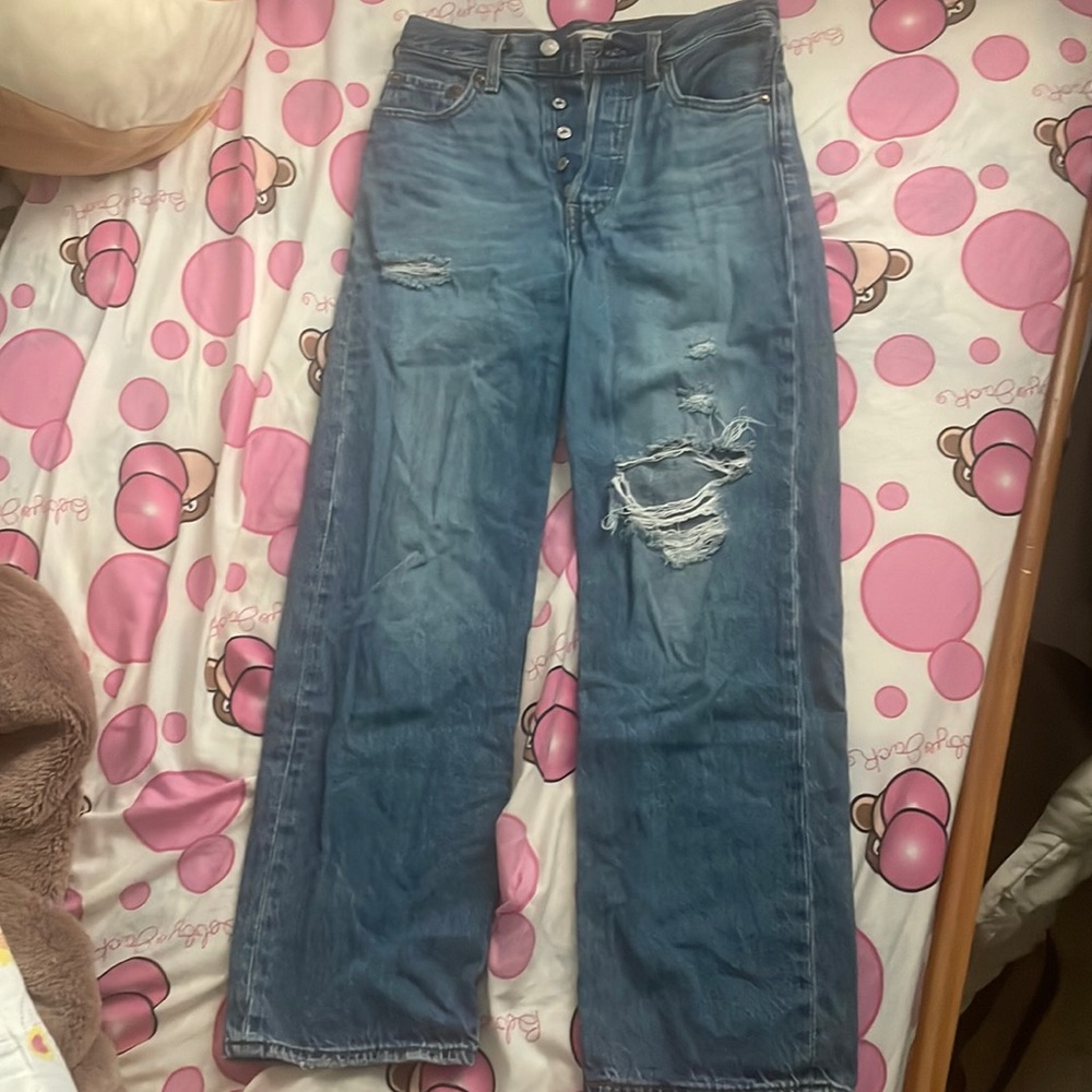 Levis Ribcage straight ankle